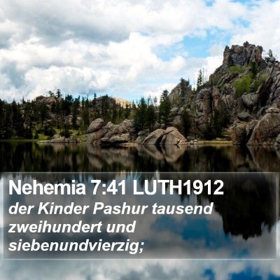 Nehemia 7:41 LUTH1912 Bible Verse Image