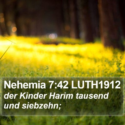 Nehemia 7:42 LUTH1912 Bible Verse Image
