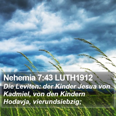 Nehemia 7:43 LUTH1912 Bible Verse Image