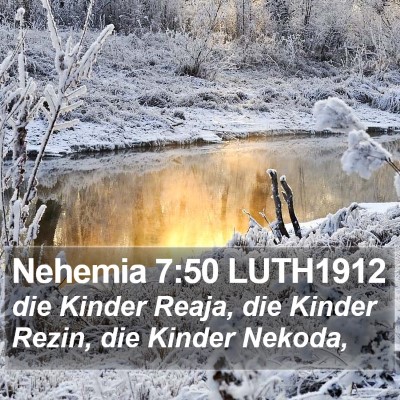 Nehemia 7:50 LUTH1912 Bible Verse Image