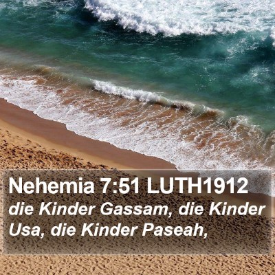 Nehemia 7:51 LUTH1912 Bible Verse Image