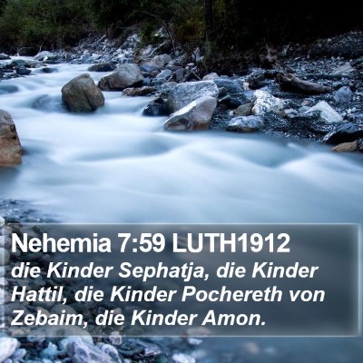 Nehemia 7:59 LUTH1912 Bible Verse Image