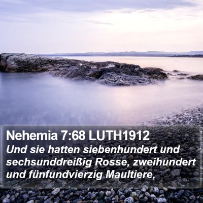 Nehemia 7:68 LUTH1912 Bible Verse Image