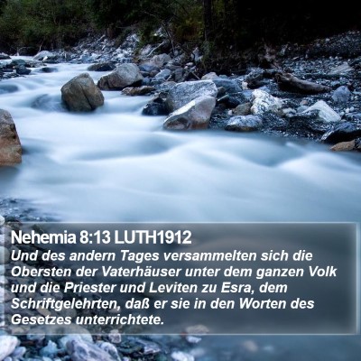 Nehemia 8:13 LUTH1912 Bible Verse Image