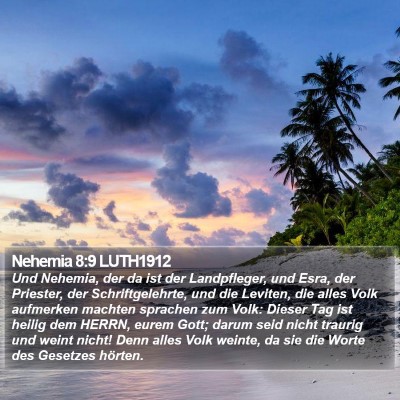 Nehemia 8:9 LUTH1912 Bible Verse Image