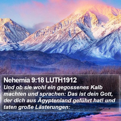 Nehemia 9:18 LUTH1912 Bible Verse Image