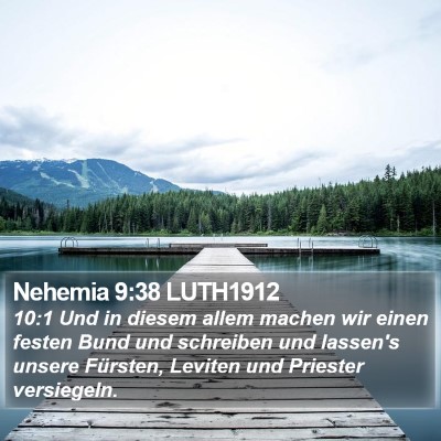 Nehemia 9:38 LUTH1912 Bible Verse Image
