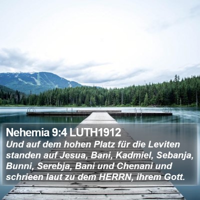 Nehemia 9:4 LUTH1912 Bible Verse Image