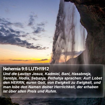 Nehemia 9:5 LUTH1912 Bible Verse Image