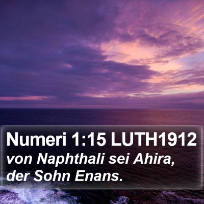 Numeri 1:15 LUTH1912 Bible Verse Image