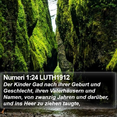 Numeri 1:24 LUTH1912 Bible Verse Image