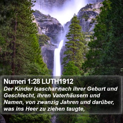 Numeri 1:28 LUTH1912 Bible Verse Image