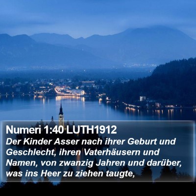 Numeri 1:40 LUTH1912 Bible Verse Image