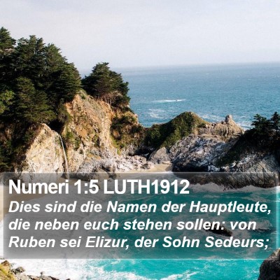 Numeri 1:5 LUTH1912 Bible Verse Image