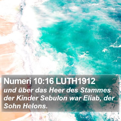 Numeri 10:16 LUTH1912 Bible Verse Image