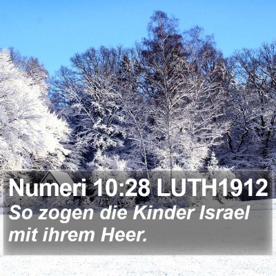 Numeri 10:28 LUTH1912 Bible Verse Image