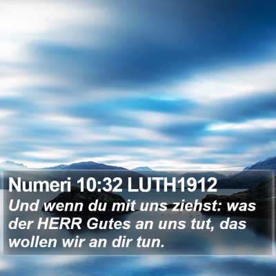 Numeri 10:32 LUTH1912 Bible Verse Image