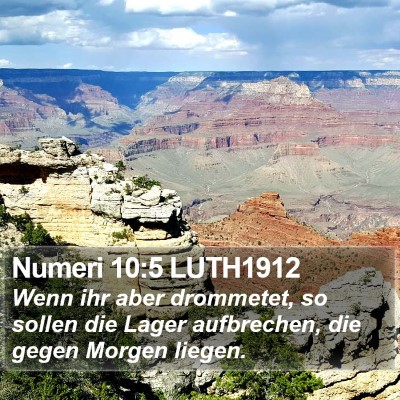 Numeri 10:5 LUTH1912 Bible Verse Image