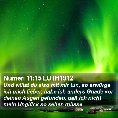 Numeri 11:15 LUTH1912 Bible Verse Image