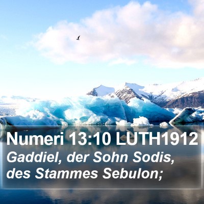 Numeri 13:10 LUTH1912 Bible Verse Image