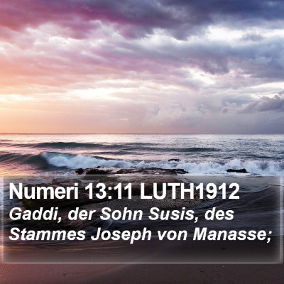 Numeri 13:11 LUTH1912 Bible Verse Image