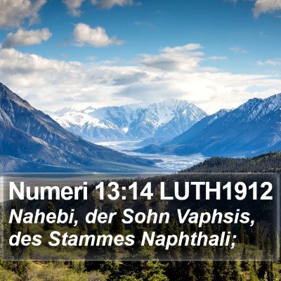 Numeri 13:14 LUTH1912 Bible Verse Image