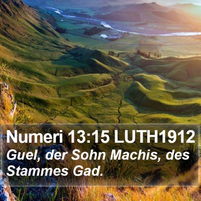 Numeri 13:15 LUTH1912 Bible Verse Image