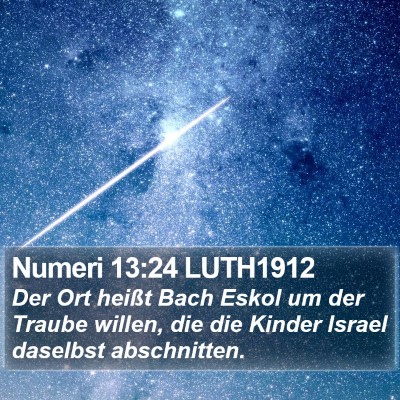Numeri 13:24 LUTH1912 Bible Verse Image