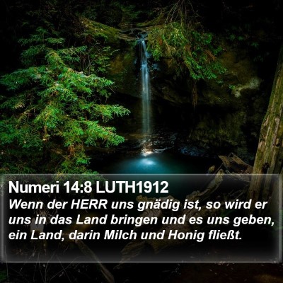 Numeri 14:8 LUTH1912 Bible Verse Image
