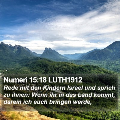 Numeri 15:18 LUTH1912 Bible Verse Image