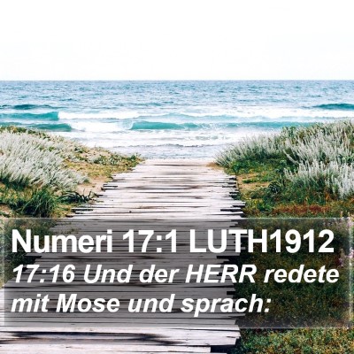 Numeri 17:1 LUTH1912 Bible Verse Image