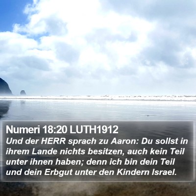 Numeri 18:20 LUTH1912 Bible Verse Image