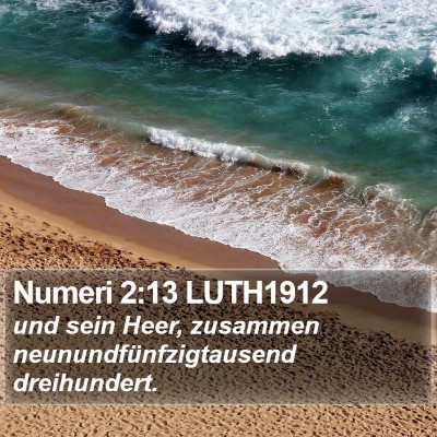 Numeri 2:13 LUTH1912 Bible Verse Image