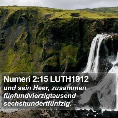 Numeri 2:15 LUTH1912 Bible Verse Image