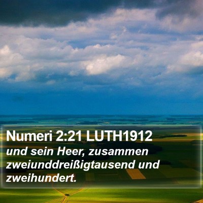 Numeri 2:21 LUTH1912 Bible Verse Image