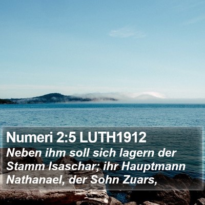 Numeri 2:5 LUTH1912 Bible Verse Image