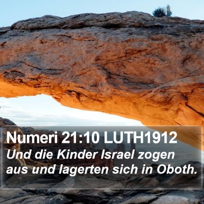 Numeri 21:10 LUTH1912 Bible Verse Image