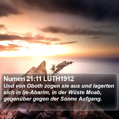 Numeri 21:11 LUTH1912 Bible Verse Image