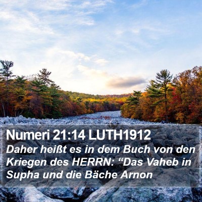 Numeri 21:14 LUTH1912 Bible Verse Image