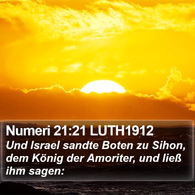 Numeri 21:21 LUTH1912 Bible Verse Image