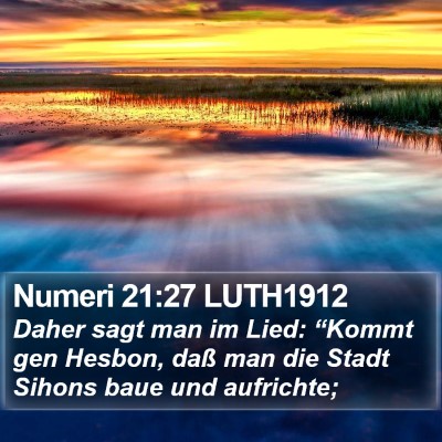 Numeri 21:27 LUTH1912 Bible Verse Image
