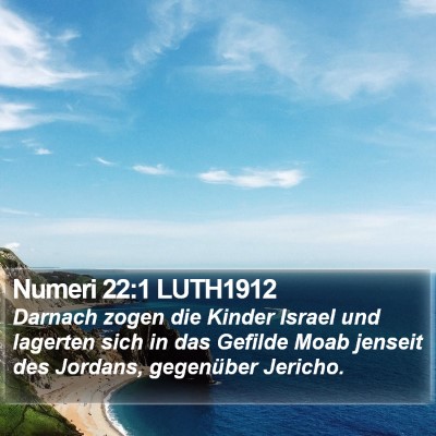 Numeri 22:1 LUTH1912 Bible Verse Image