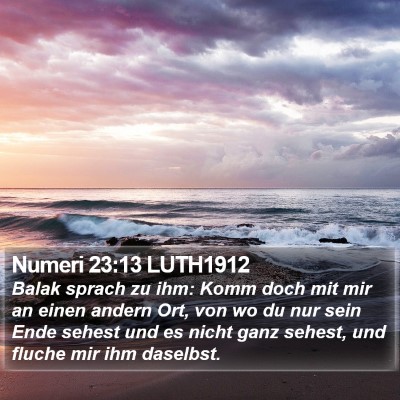 Numeri 23:13 LUTH1912 Bible Verse Image