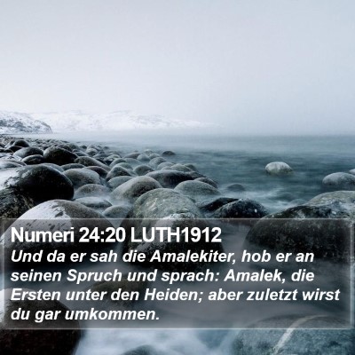 Numeri 24:20 LUTH1912 Bible Verse Image