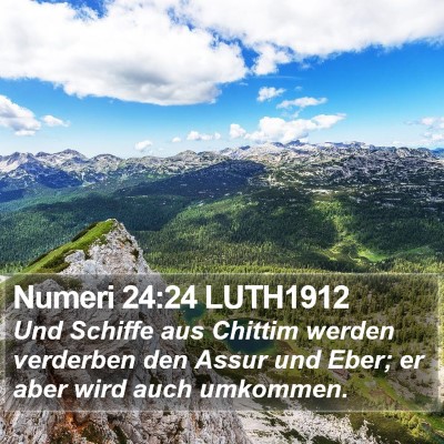 Numeri 24:24 LUTH1912 Bible Verse Image