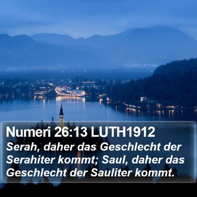 Numeri 26:13 LUTH1912 Bible Verse Image