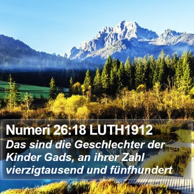 Numeri 26:18 LUTH1912 Bible Verse Image