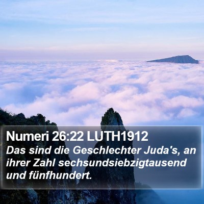 Numeri 26:22 LUTH1912 Bible Verse Image