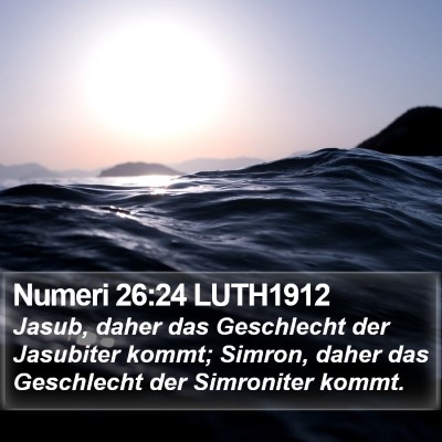 Numeri 26:24 LUTH1912 Bible Verse Image