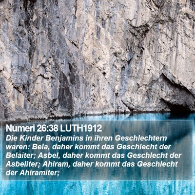 Numeri 26:38 LUTH1912 Bible Verse Image
